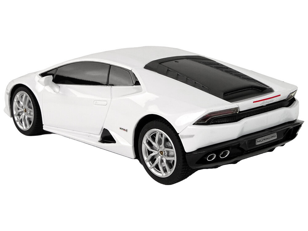 Nuotoliniu būdu valdomas automobilis Lamborghini Huracan Rastar, baltas kaina ir informacija | Žaislai berniukams | pigu.lt