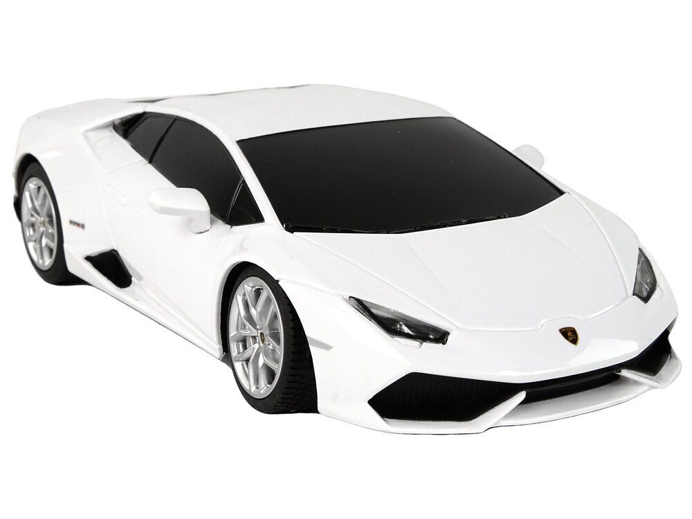 Nuotoliniu būdu valdomas automobilis Lamborghini Huracan Rastar, baltas kaina ir informacija | Žaislai berniukams | pigu.lt