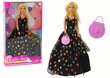 Lėlė su suknele juodais taškeliais Defa Lucy цена и информация | Žaislai mergaitėms | pigu.lt