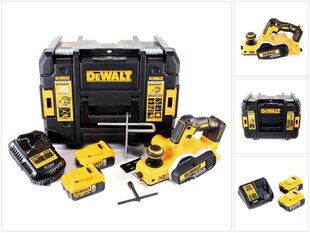 Аккумуляторный рубанок DeWalt DCP 580 P2, 18 В, с аккумулятором и зарядным блоком цена и информация | Рубанки | pigu.lt