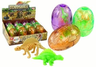 Dinozauro kiaušinis LeanToys 9cm kaina ir informacija | Lavinamieji žaislai | pigu.lt