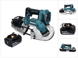 Аккумуляторная ленточная пила Makita DPB 183 F1, 18 В, с аккумулятором и без зарядного устройства цена и информация | Пилы, циркулярные станки | pigu.lt