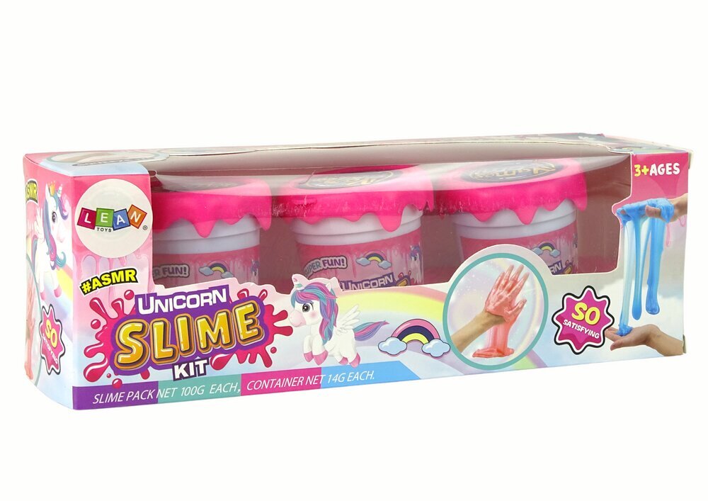 Slime želė vienaragiai Lean Toys kaina ir informacija | Piešimo, tapybos, lipdymo reikmenys | pigu.lt