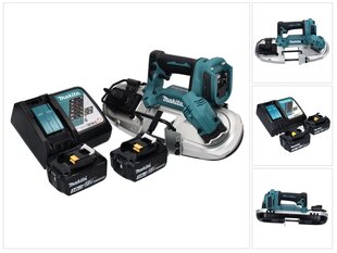 Аккумуляторная ленточная пила Makita DPB 183 RF, 18 В, с аккумулятором и зарядным устройством цена и информация | Пилы, циркулярные станки | pigu.lt