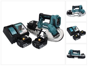 Аккумуляторная ленточная пила Makita DPB 183 RM, 18 В, с аккумулятором и зарядным устройством цена и информация | Пилы, циркулярные станки | pigu.lt