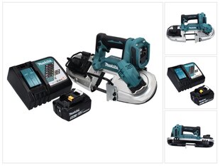 Аккумуляторная ленточная пила Makita DPB 183 RT1, 18 В, с аккумулятором и зарядным устройством цена и информация | Пилы, циркулярные станки | pigu.lt