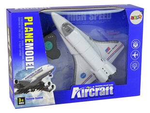 Nuotoliniu būdu valdomas reaktyvinis lėktuvas Lean Toys, baltas kaina ir informacija | Žaislai berniukams | pigu.lt