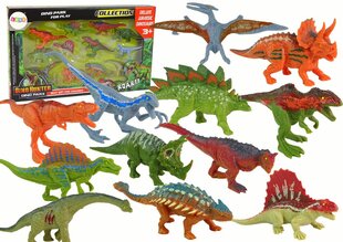 Набор больших фигурок динозавров, 12 шт. цена и информация | Игрушки для мальчиков | pigu.lt