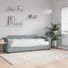 Sofa-lova vidaXL, 90x190 cm, pilka kaina ir informacija | Lovos | pigu.lt