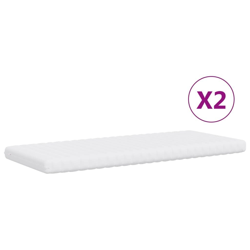 Sofa-lova vidaXL, 90x190 cm, juoda kaina ir informacija | Lovos | pigu.lt