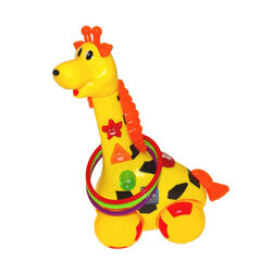 Muzikinė - traukiama žirafa Animal Paradise kaina ir informacija | Žaislai kūdikiams | pigu.lt
