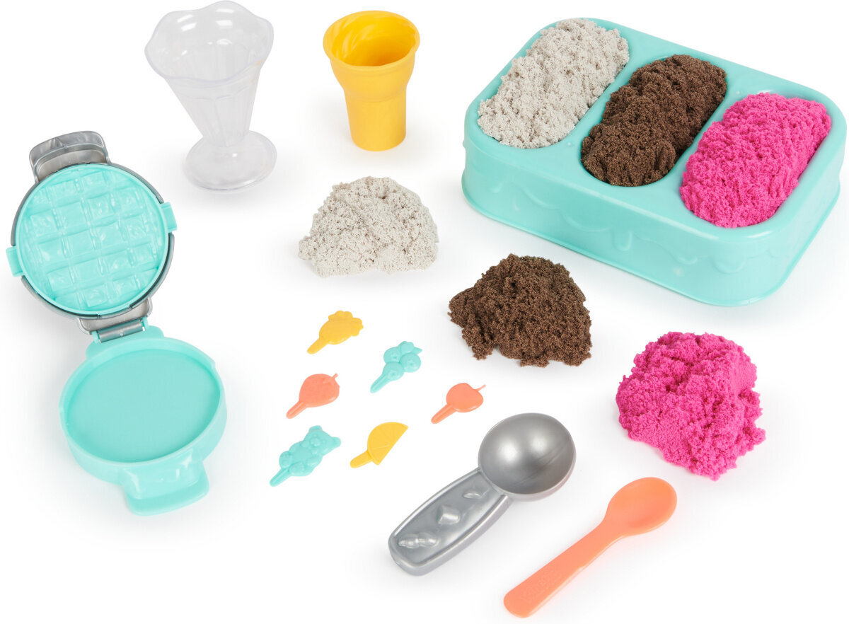 Kinetinio smėlio rinkinys Kinetic Sand Ledų desertai цена и информация | Lavinamieji žaislai | pigu.lt