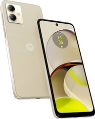 Motorola Moto G14 4/128GB Butter Cream цена и информация | Мобильные телефоны | pigu.lt