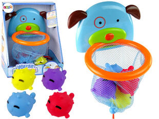 Vonios žaislų rinkinys Mini Krepšinis - Šuo Lean Toys kaina ir informacija | Žaislai kūdikiams | pigu.lt