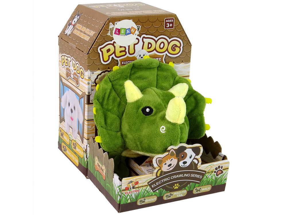 Interaktyvus dinozauras Lean Toys, žalias цена и информация | Žaislai kūdikiams | pigu.lt
