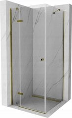Dušo kabina Mexen Roma, Gold, 90 x 90 cm kaina ir informacija | Dušo kabinos | pigu.lt