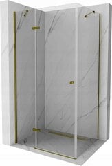 Dušo kabina Mexen Roma, Gold, 110 x 80 cm kaina ir informacija | Dušo kabinos | pigu.lt
