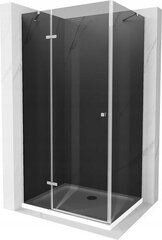 Dušo kabina Mexen Roma White/Chrome, 80 x 110 cm kaina ir informacija | Dušo kabinos | pigu.lt