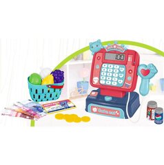 Žaislinis kasos aparatas su garsais ir aksesuarais MalPlay kaina ir informacija | Žaislai mergaitėms | pigu.lt