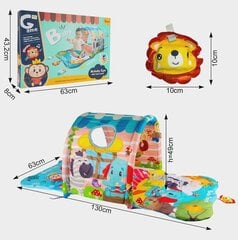 Lavinamasis tunelinis kilimėlis kūdikiams 4in1 MalPlay kaina ir informacija | Žaislai kūdikiams | pigu.lt