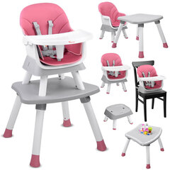 Daugiafunkcinė maitinimo kėdutė 6in1 ZA4142, rožinė kaina ir informacija | Maitinimo kėdutės | pigu.lt