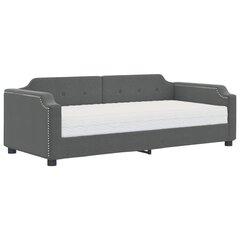 Sofa-lova vidaXL, 100x200 cm, pilka kaina ir informacija | Lovos | pigu.lt