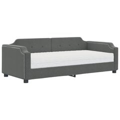 Sofa-lova vidaXL, 90x200 cm, pilka kaina ir informacija | Lovos | pigu.lt