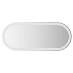 Vonios veidrodis vidaXL, 90x40 cm, baltas kaina ir informacija | Vonios veidrodžiai | pigu.lt
