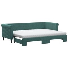 Sofa-lova vidaXL, 80x200 cm, žalia kaina ir informacija | Lovos | pigu.lt