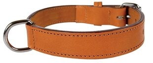 Antkaklis Zolux Leather Lined, šviesiai rudas, 750 mm x 35 mm kaina ir informacija | Antkakliai, petnešos šunims | pigu.lt