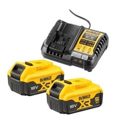 Зарядное устройство с батареями Dewalt DCB1104P2-QW, 12/18 В цена и информация | Механические инструменты | pigu.lt