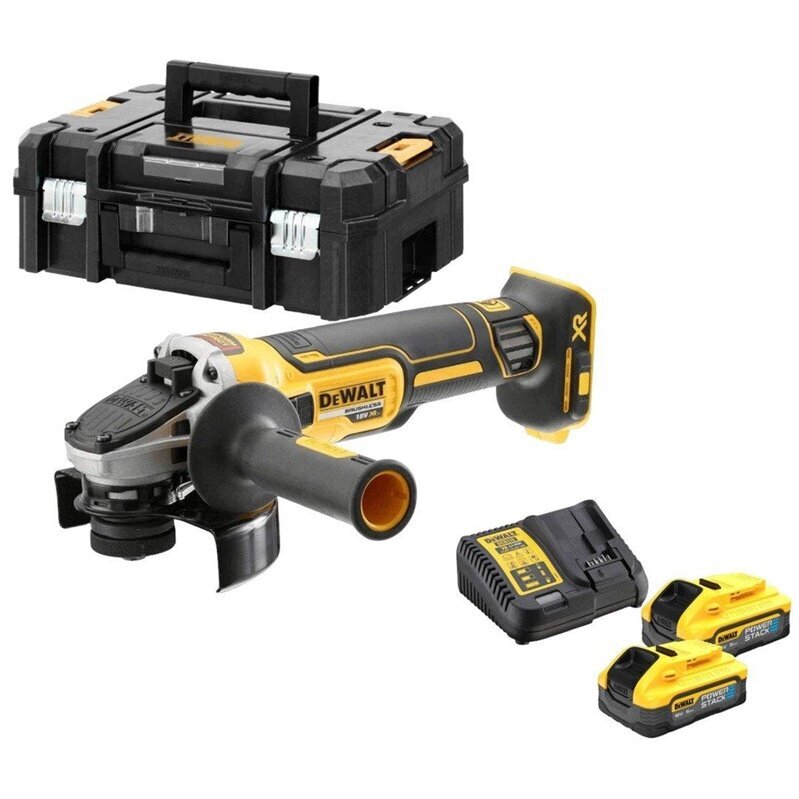 Kampinis šlifuoklis Dewalt DCG405H2T-QW 18V 2x5ah цена и информация | Šlifuokliai | pigu.lt