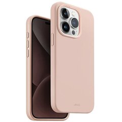 UNIQ etui Lino Hue iPhone 15 Pro 6.1" Magclick Charging różowy|blush pink цена и информация | Чехлы для телефонов | pigu.lt