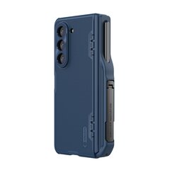 Nillkin Super Frosted FOLD Slot+Stand Back Cover for Samsung Galaxy Z Fold 5 Blue цена и информация | Чехлы для телефонов | pigu.lt