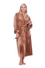 Халат из бамбукового волокна для женщин Elite Bamboo, коричневый цена и информация | Женские халаты | pigu.lt