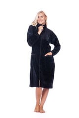 Велюровый халат для женщин Cool&Time 111, синий цена и информация | Женские халаты | pigu.lt
