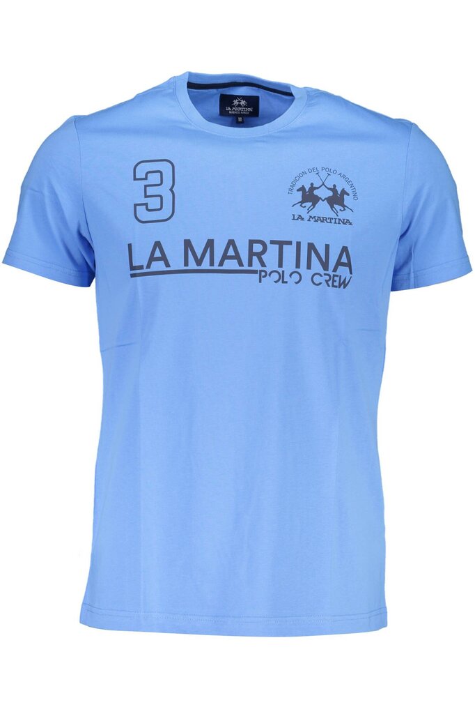 Marškinėliai vyrams La Martina XMR310-JS206, mėlyni kaina ir informacija | Vyriški marškinėliai | pigu.lt