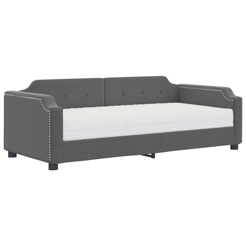 Sofa-lova vidaXL, 80x200 cm, pilka kaina ir informacija | Lovos | pigu.lt