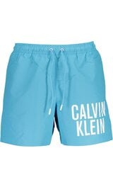 Calvin Klein maudymosi šortai vyrams KM0KM00794 ,mėlyni цена и информация | Шорты для плавания, обтягивающие | pigu.lt