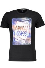 Marškinėliai vyrams Cavalli Class QXT61O-JD060, juodi kaina ir informacija | Vyriški marškinėliai | pigu.lt