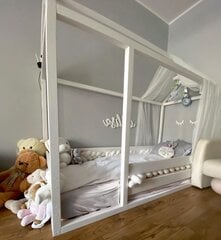 Vaikiška lova SofiHouse R39, 120x60 cm, balta kaina ir informacija | Vaikiškos lovos | pigu.lt