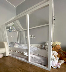 Vaikiška lova SofiHouse R39, 160x70 cm, balta kaina ir informacija | Vaikiškos lovos | pigu.lt