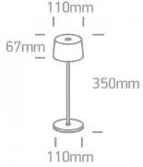 ONELight stalinis šviestuvas Trendy LED 61082A/BR kaina ir informacija | Staliniai šviestuvai | pigu.lt