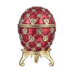 Яйцо-шкатулка в стиле Фаберже Коронационное с каретой цена и информация | Другие оригинальные подарки | pigu.lt