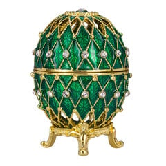 Faberge stiliaus raižyti kiaušinis, papuošalų dėžutė kaina ir informacija | Kitos originalios dovanos | pigu.lt