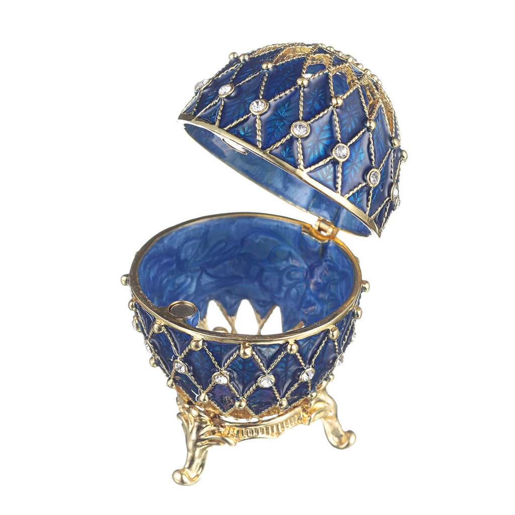 Faberge stiliaus raižyti kiaušinis, papuošalų dėžutė цена и информация | Kitos originalios dovanos | pigu.lt