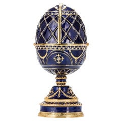 Faberge stiliaus muzikinis kiaušinis, papuošalų dėžutė su dviem gulbėmis kaina ir informacija | Kitos originalios dovanos | pigu.lt