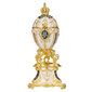 Faberge stiliaus Karališkoji Danijos kiaušinis, papuošalų dėžutė su liūtais цена и информация | Kitos originalios dovanos | pigu.lt
