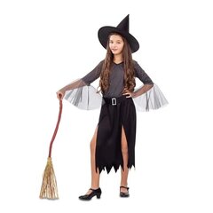 Karnavalinis kostiumas Raganaitė 5-6 metų kaina ir informacija | Karnavaliniai kostiumai | pigu.lt