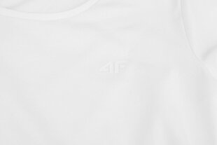 Marškinėliai moterims F0906 4FAW23TTSHF0906 10S, balti цена и информация | Женские футболки | pigu.lt